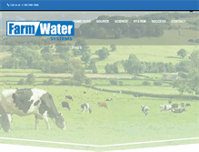 Tablet Screenshot of farmwatersystems.com